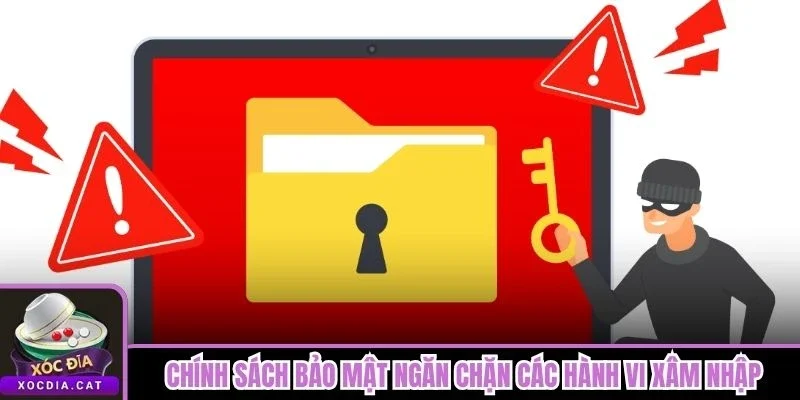 Chính sách bảo mật ngăn chặn các hành vi xâm nhập