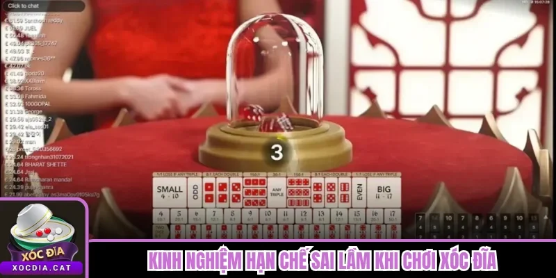 Kinh nghiệm hạn chế sai lầm khi chơi xóc đĩa