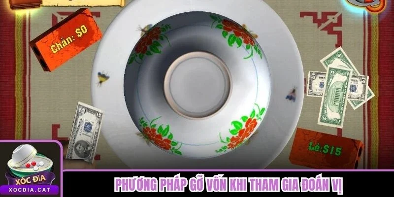 Phương pháp gỡ vốn khi tham gia đoán vị