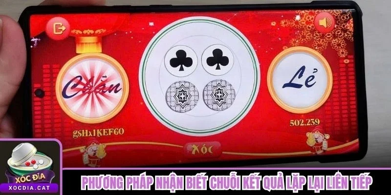 Phương pháp nhận biết chuỗi kết quả lặp lại liên tiếp